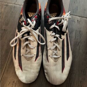 Adidas MESSI Rosario edition Men's White and Black Soccer Shoes